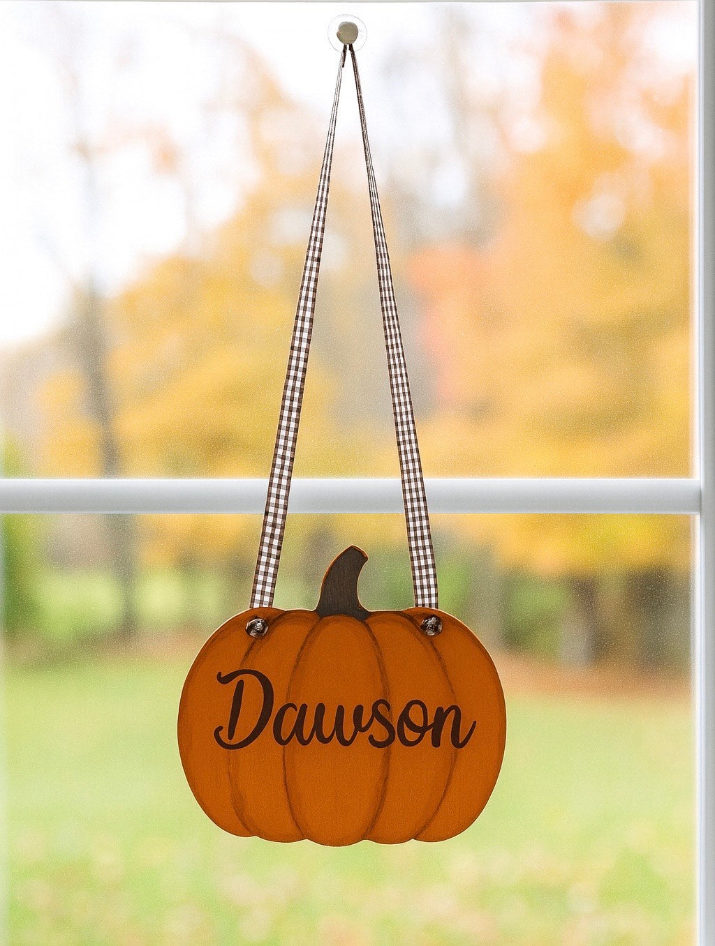 Personalized Hanging Pumpkin Décor