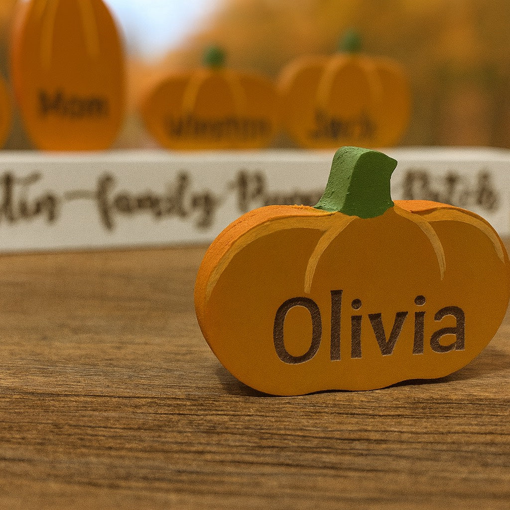 Personalized Family Pumpkin Set