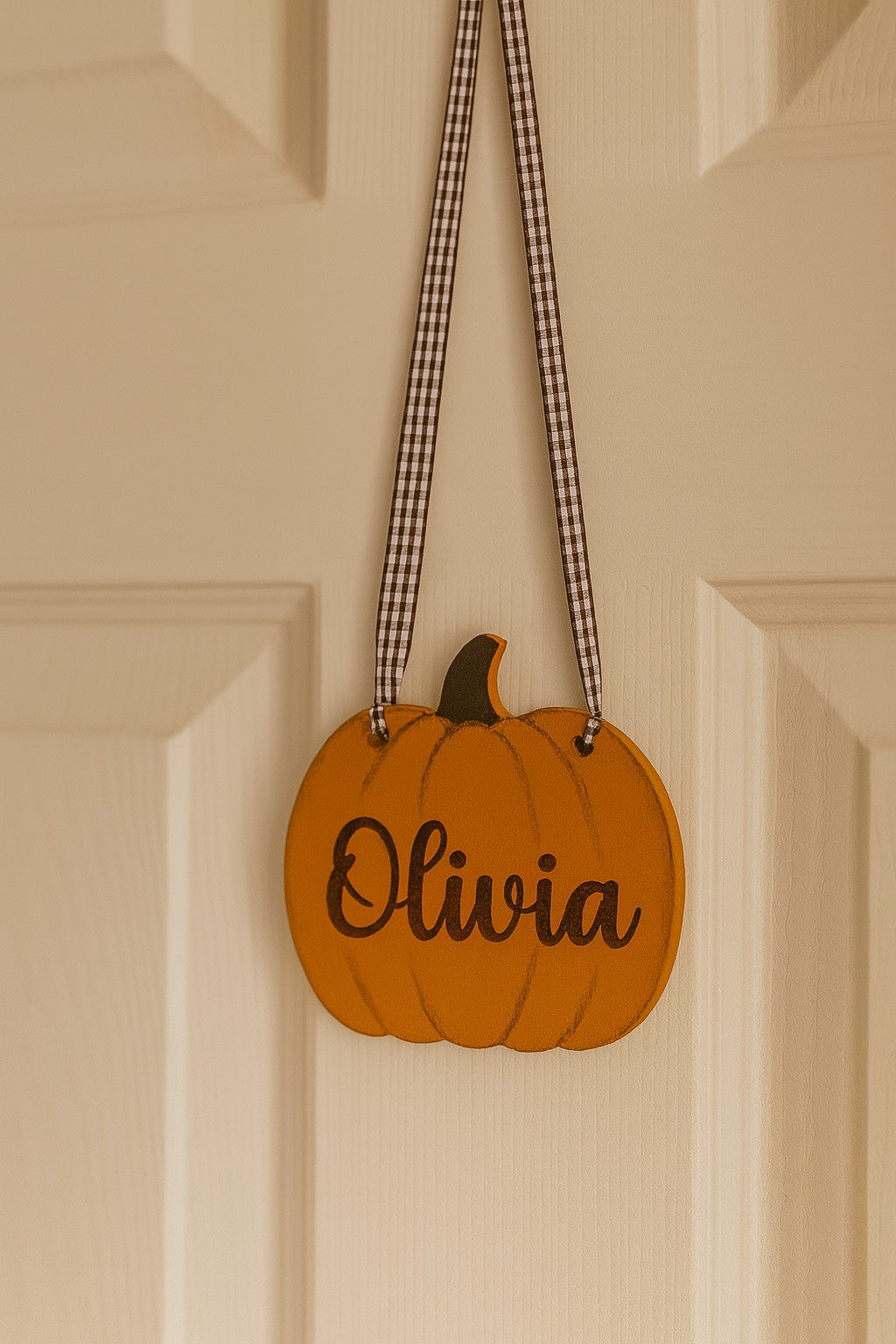 Personalized Hanging Pumpkin Décor