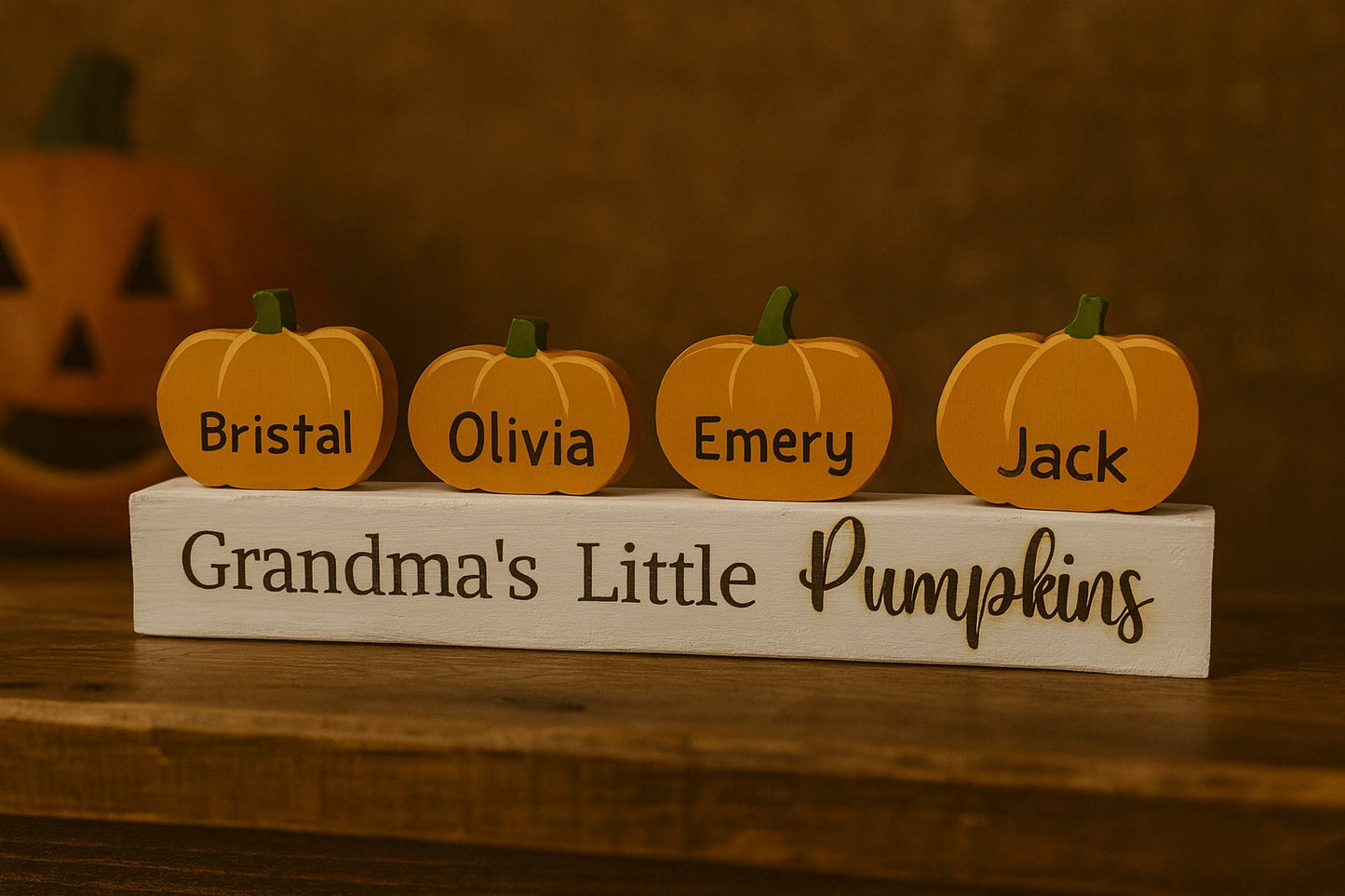 Personalized Family Pumpkin Set